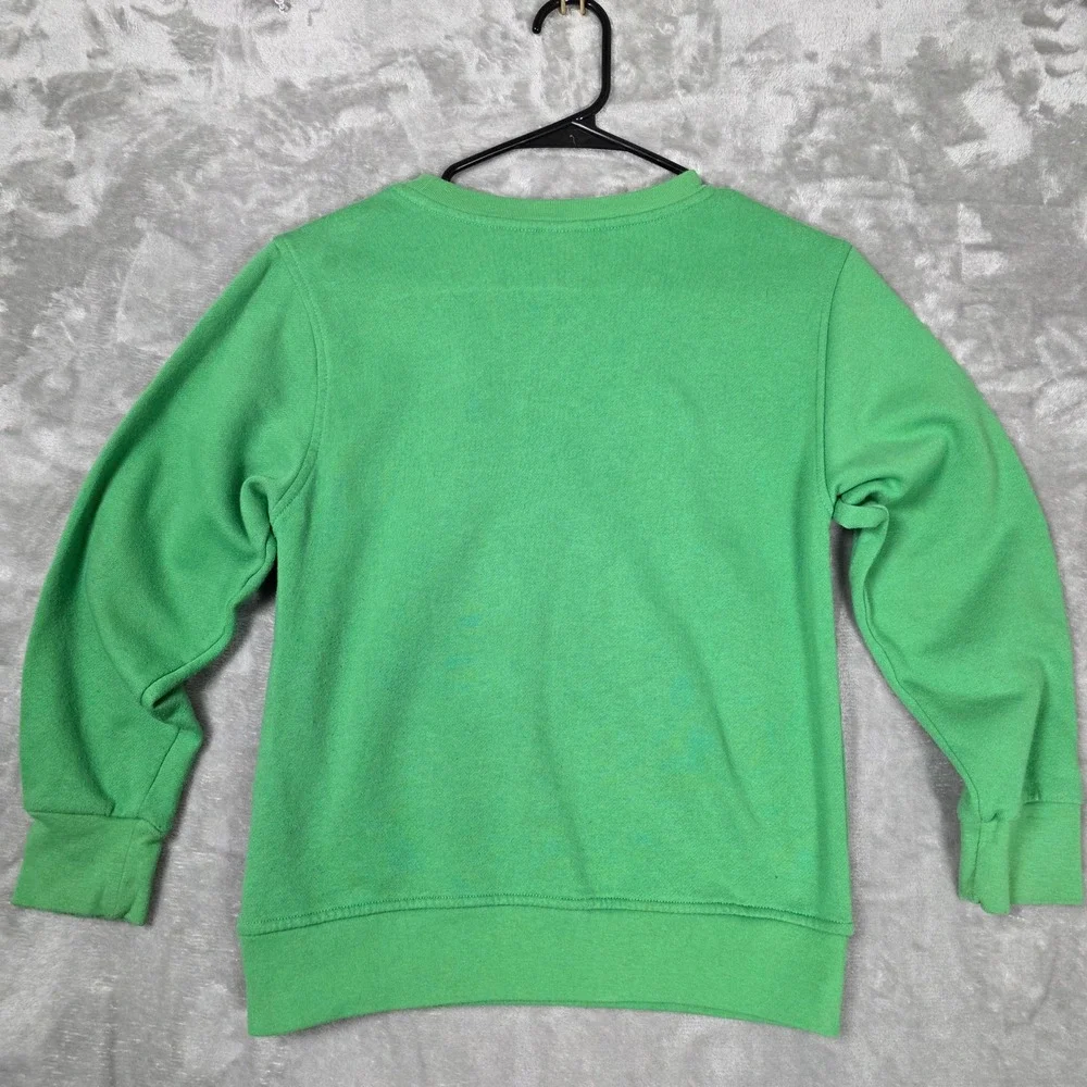 Star Wars Grogu Christmas Sweatshirt Youth‎ Boys M Green Graphic